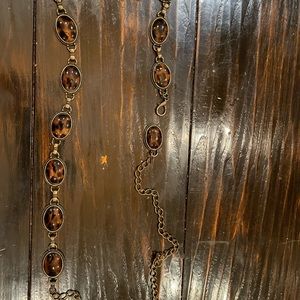 Tortoise shell belt. 42” long